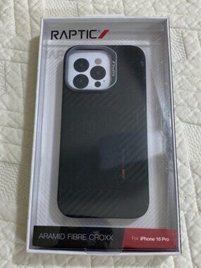 iPhone 16 Pro--Phone Case by RAPTIC w Aramid Fibre Croxx